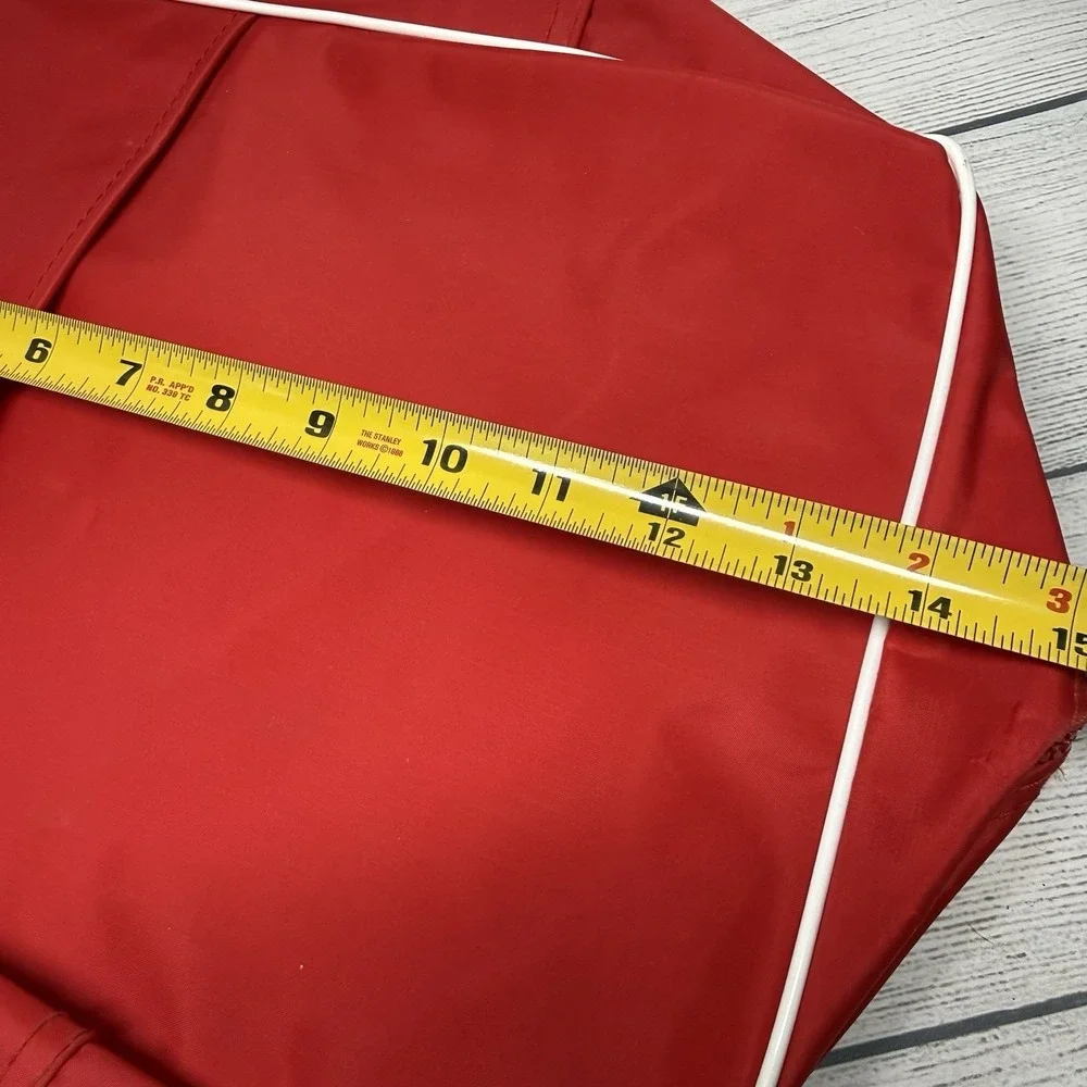 Vintage TWA Red Travel Bag with Shoulder Strap 70's Unused